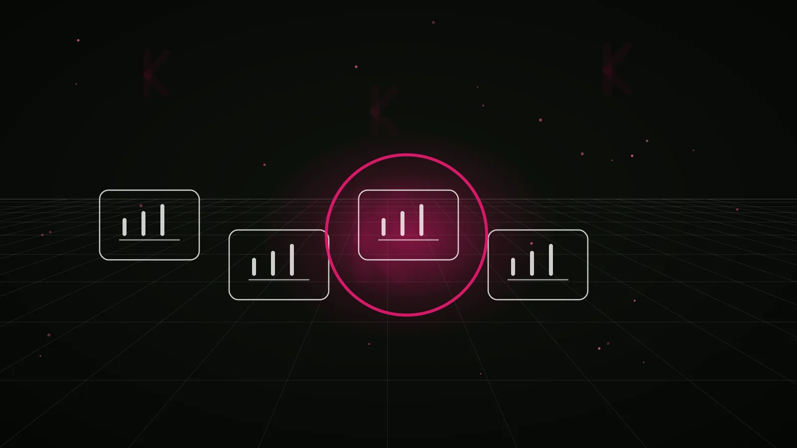 crypto retail marketing agency — why-us stat panel illustration