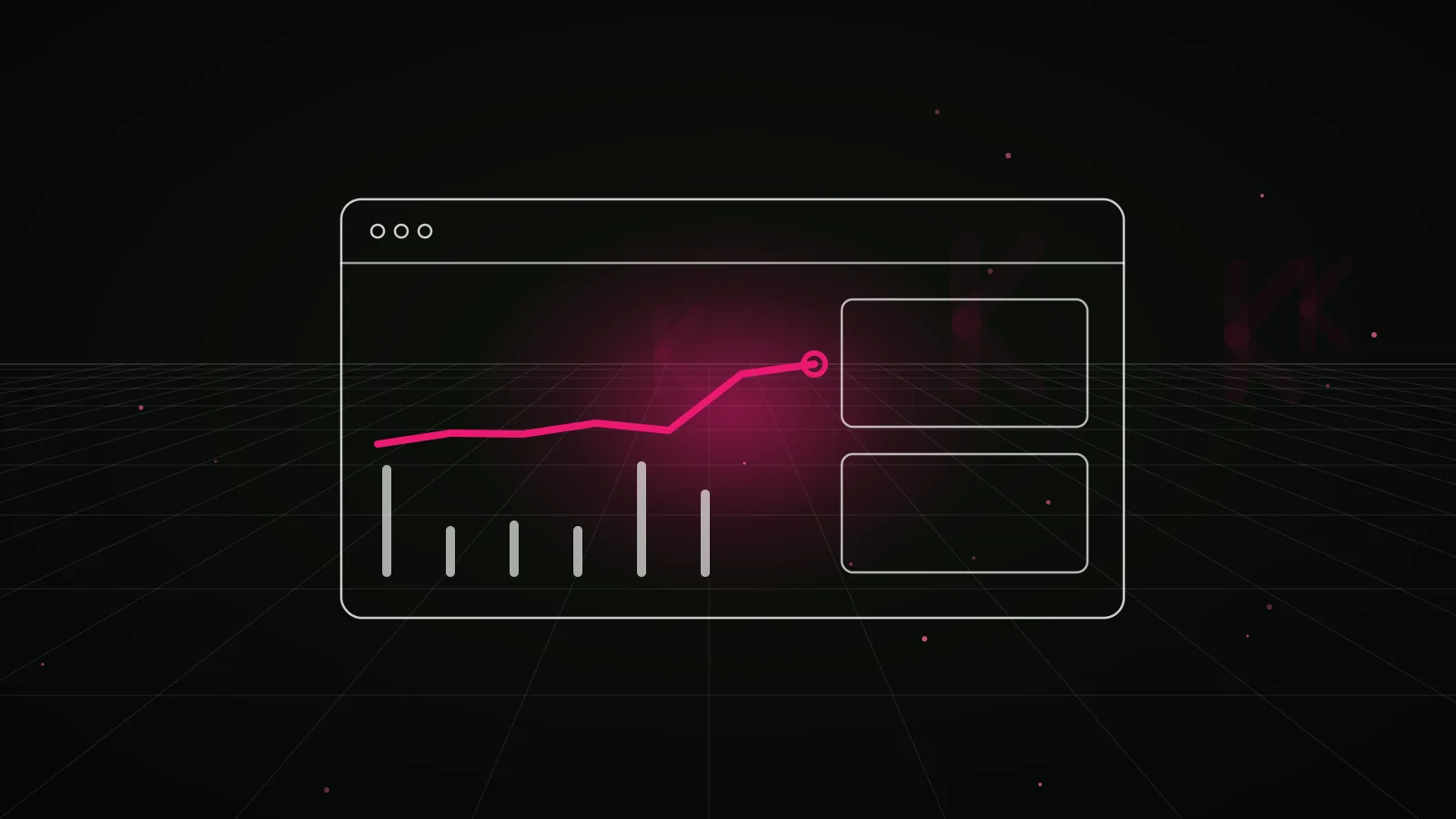 crypto retail marketing agency — results dashboard illustration