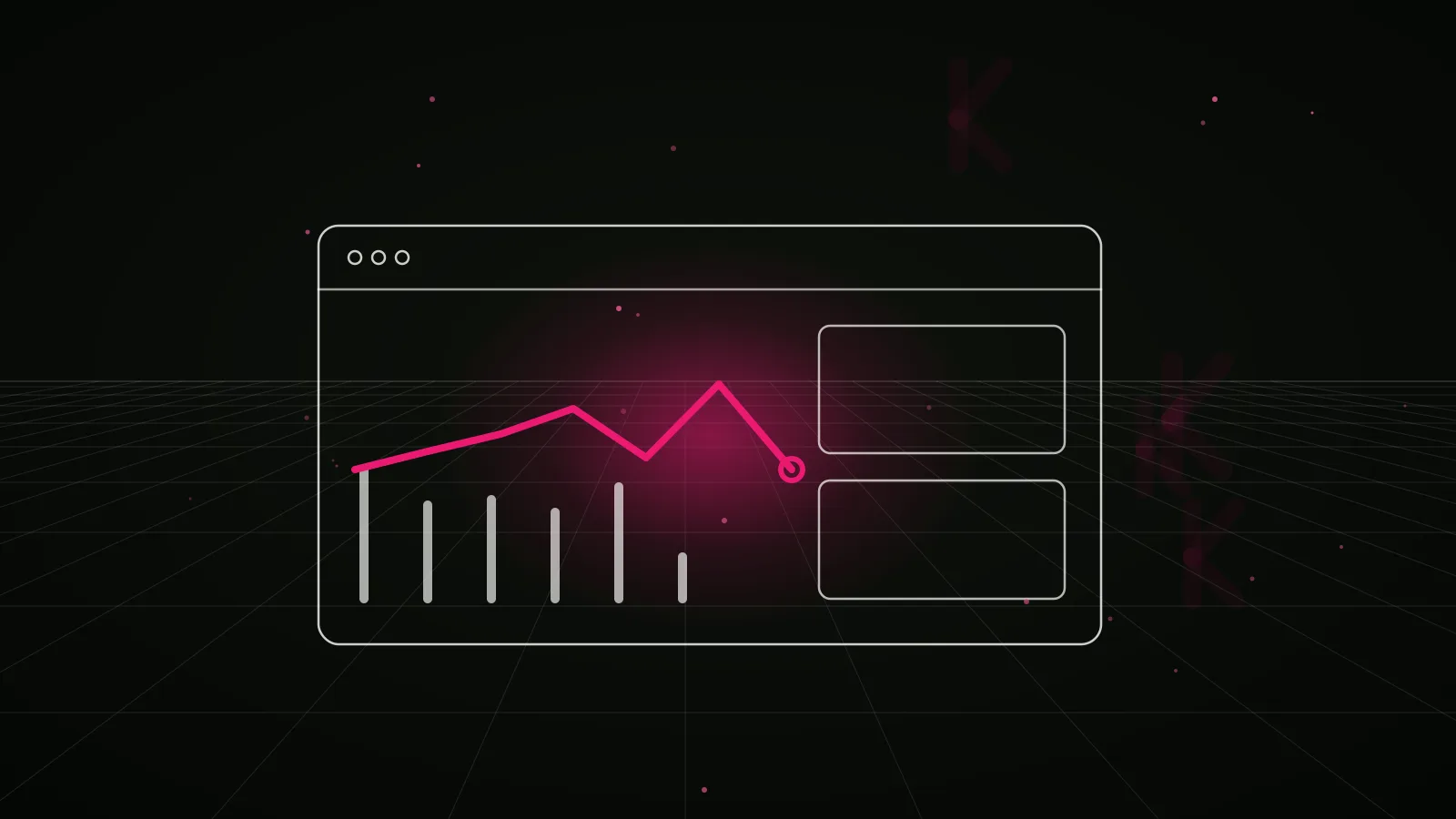 crypto wallet marketing agency: results dashboard illustration