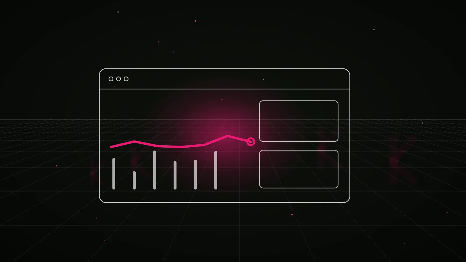 how to market a crypto project: results dashboard illustration