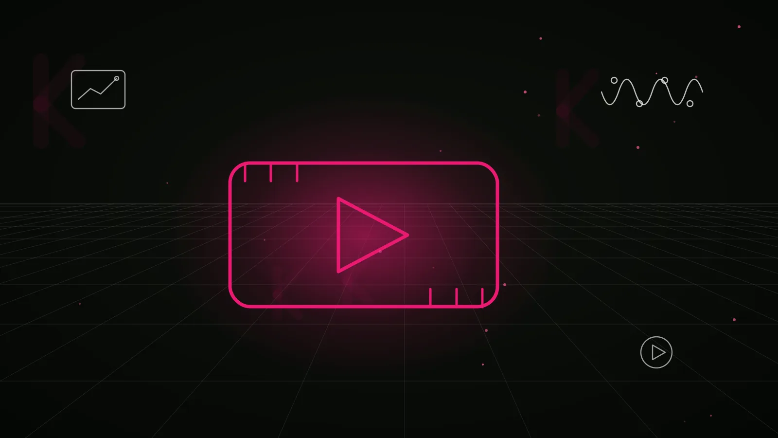 prediction markets short form video agency — LuvKaizen branded hero illustration