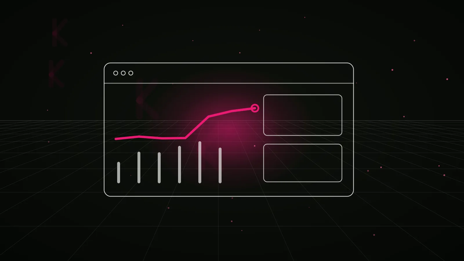 nft marketing company: results dashboard illustration