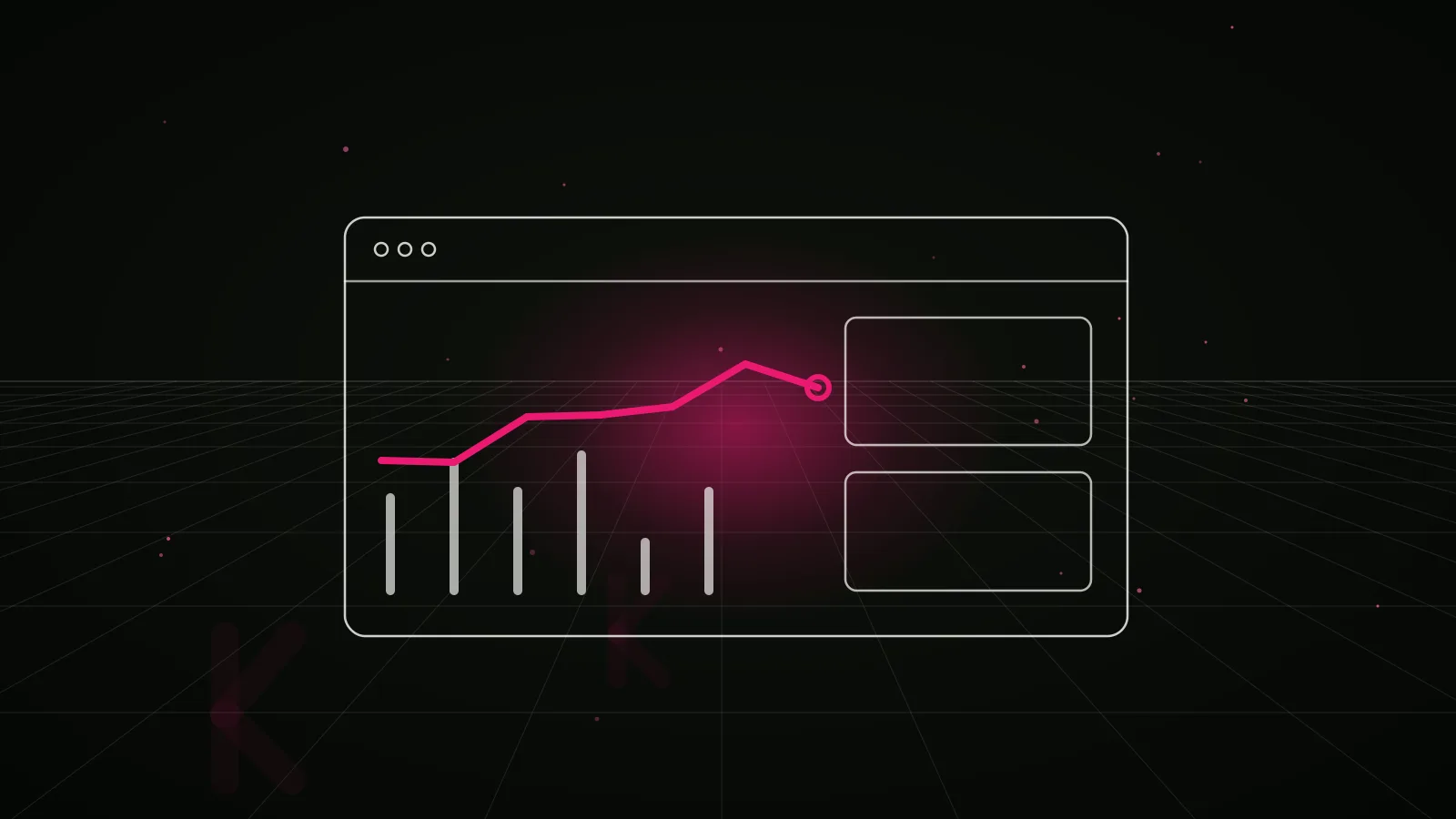 staking platform marketing agency: results dashboard illustration