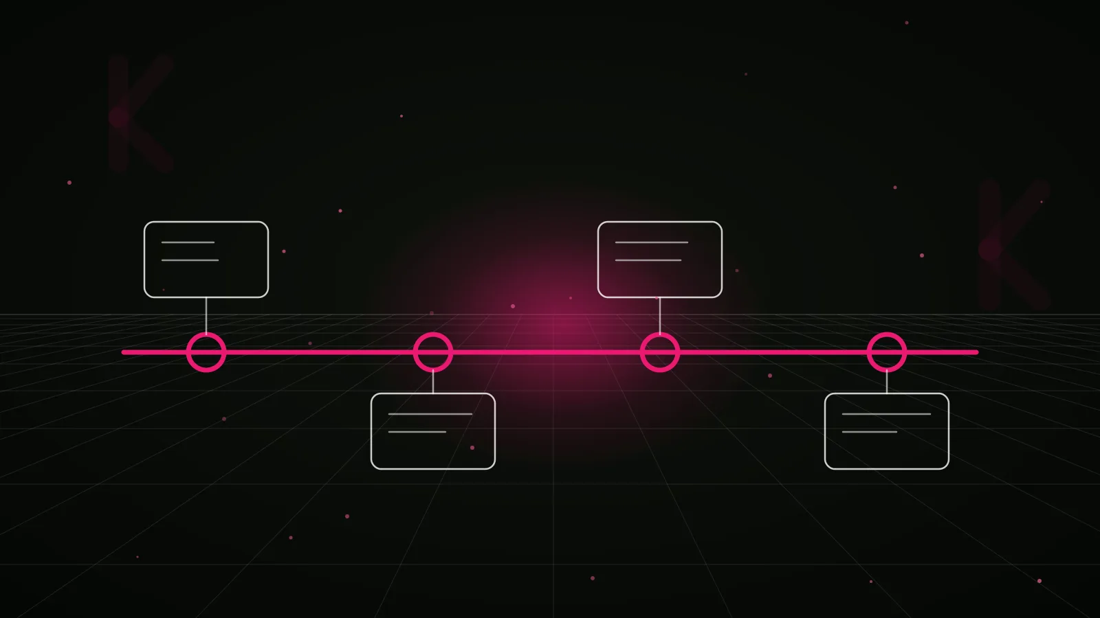 nft marketing company: process timeline illustration