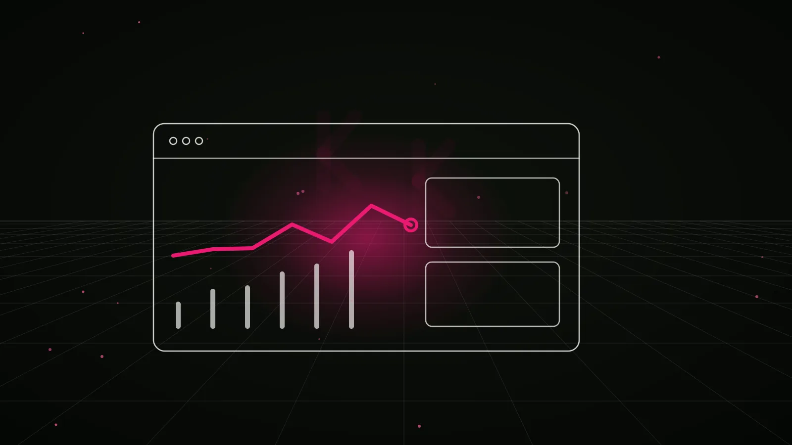 viral video marketing agency: results dashboard illustration