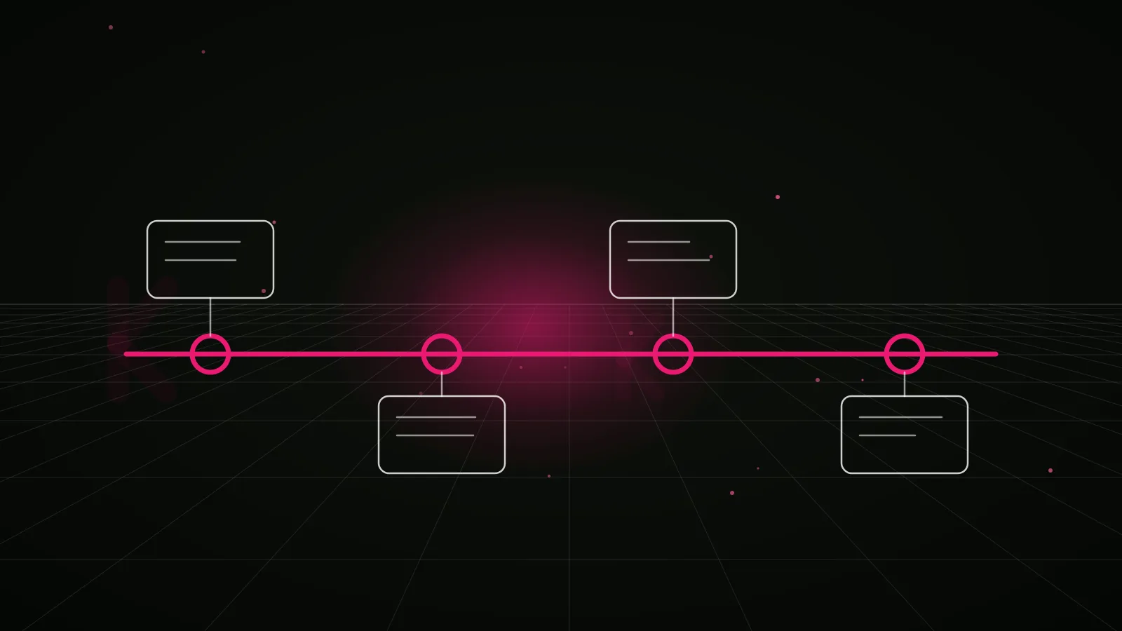 viral video marketing agency: process timeline illustration
