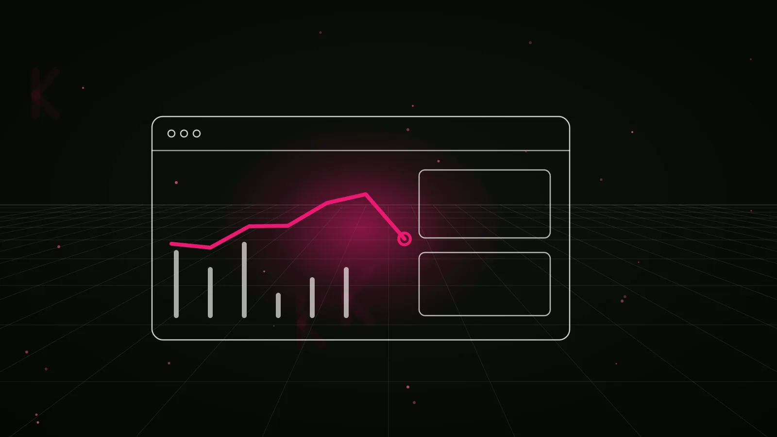 monad marketing agency: results dashboard illustration