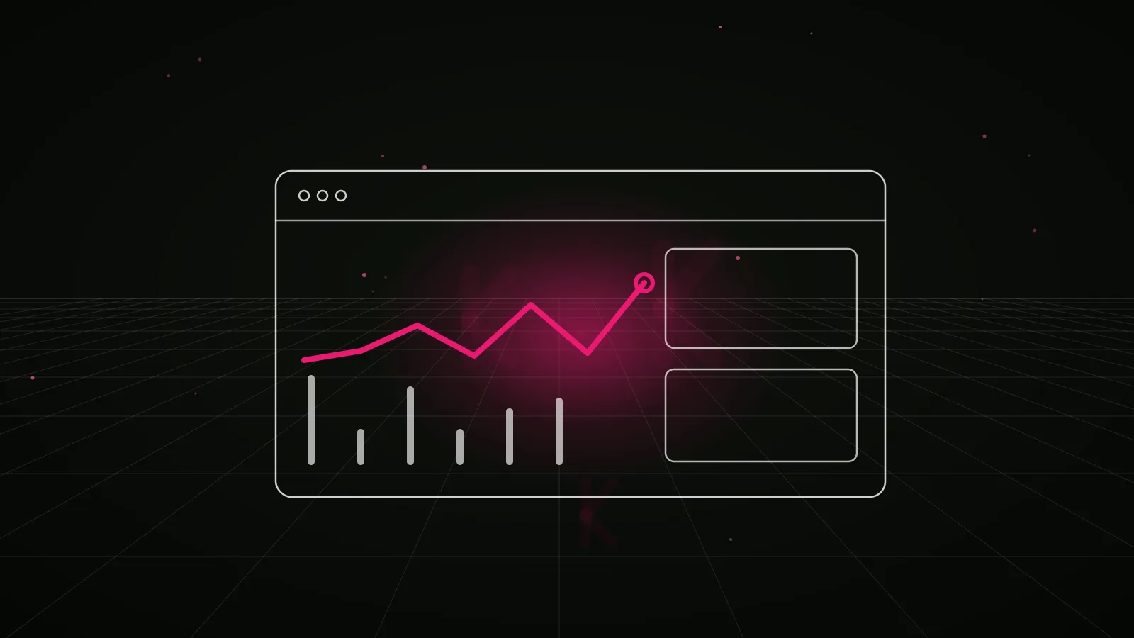 polygon marketing agency: results dashboard illustration