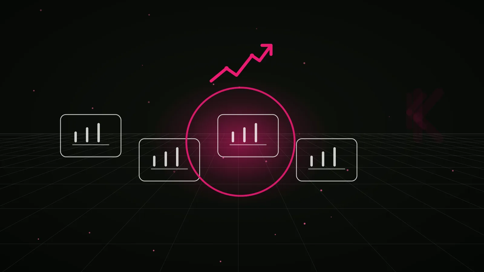 crypto link building agency — why-us stat panel illustration