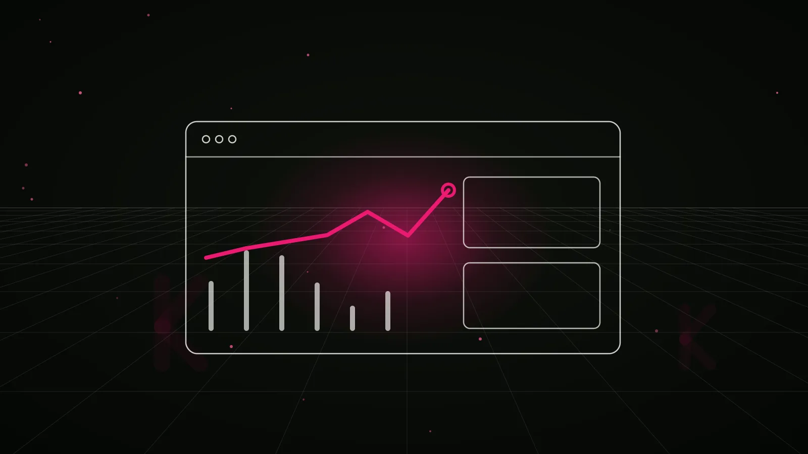 crypto link building agency — results dashboard illustration
