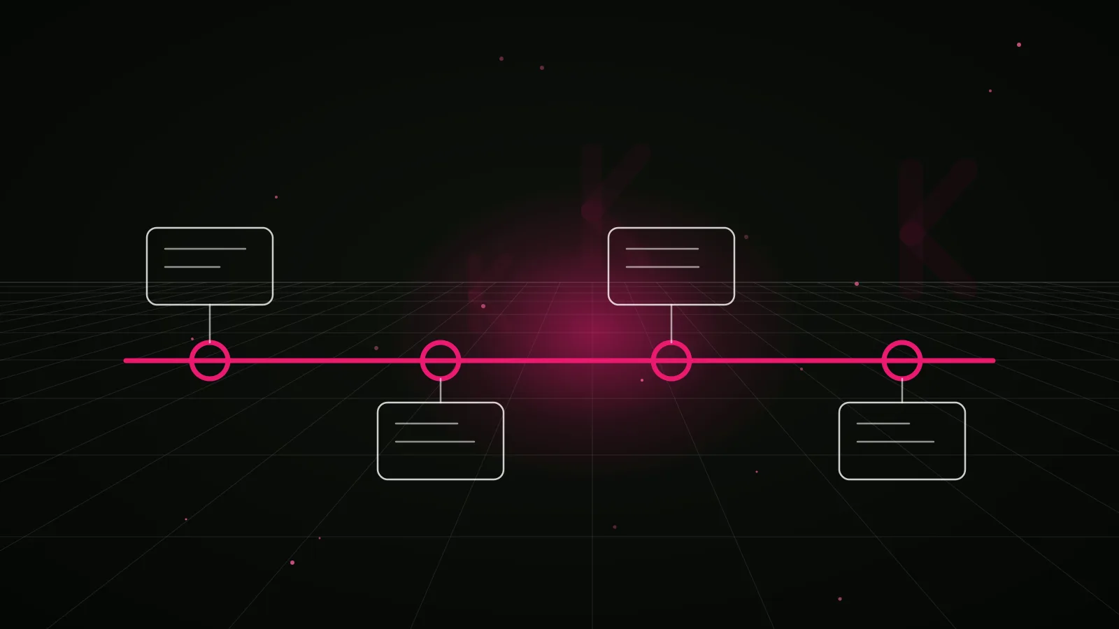 crypto geo agency — process timeline illustration