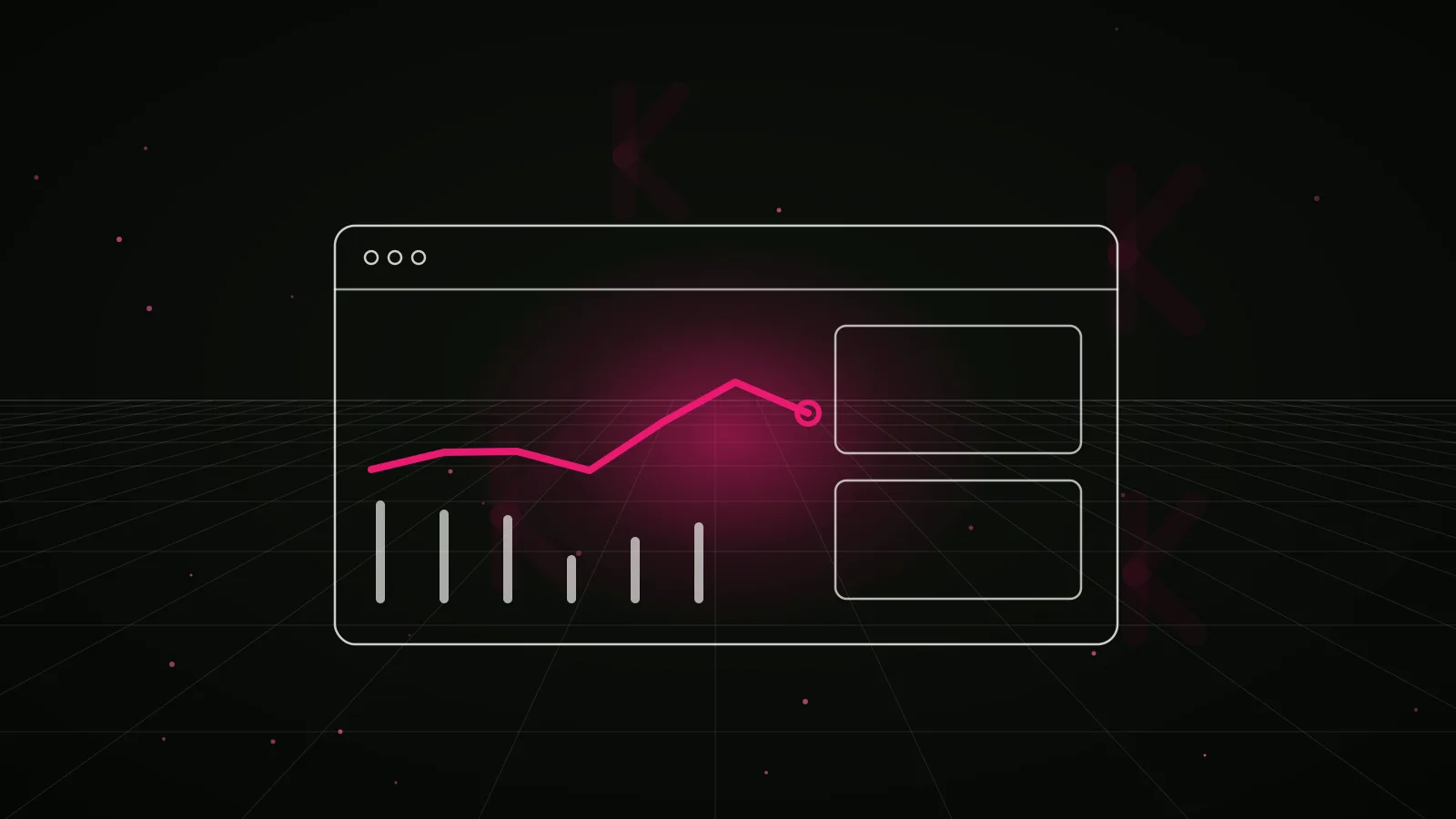 crypto geo agency — results dashboard illustration