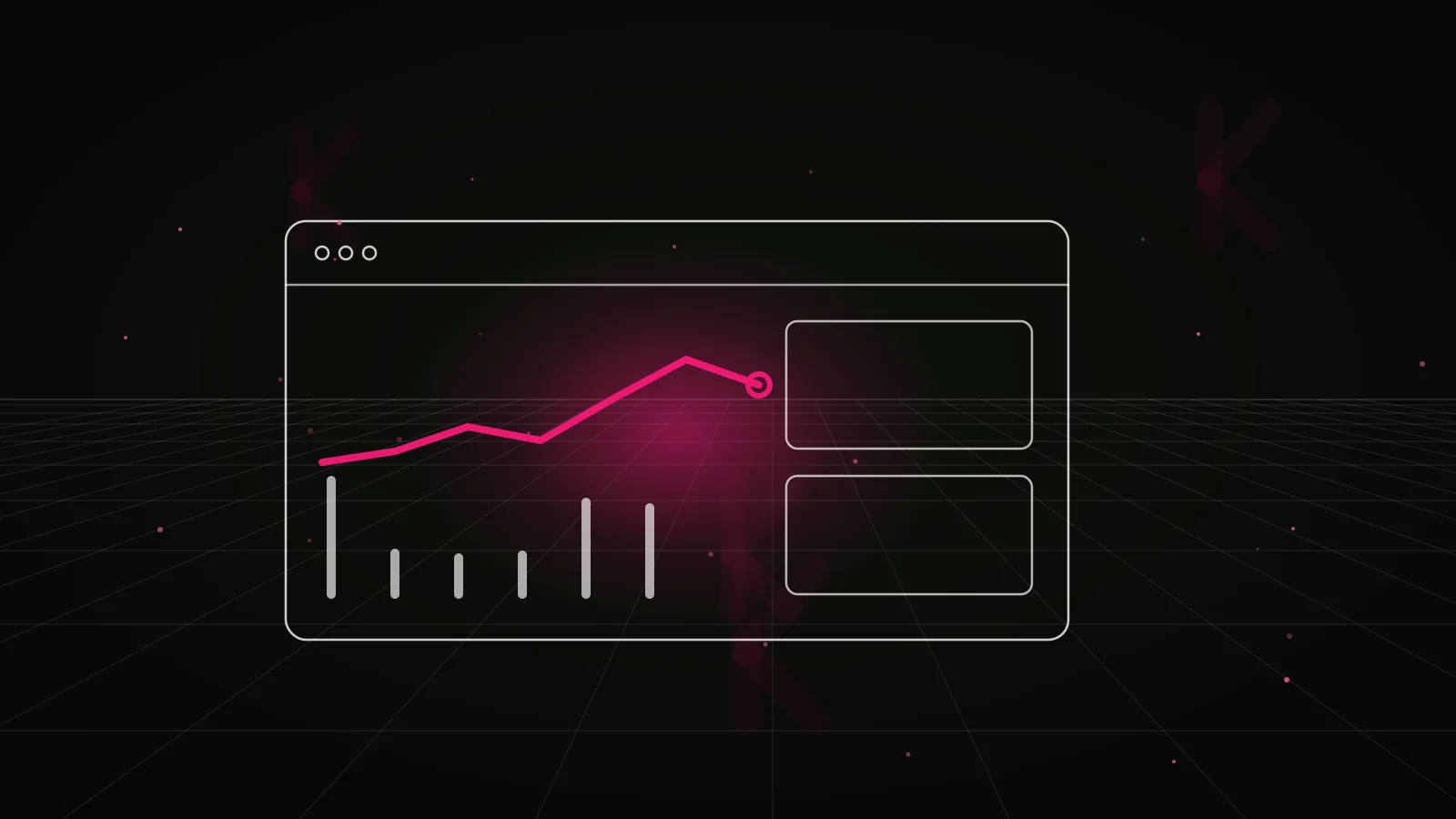 hyperliquid marketing agency — results dashboard illustration