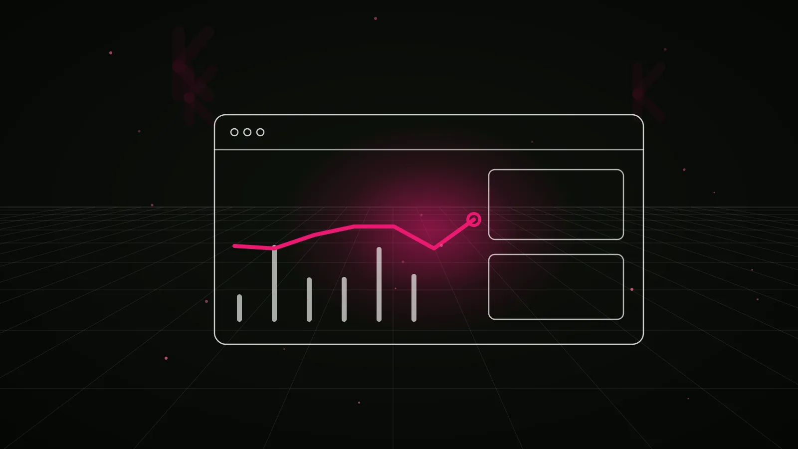 perp dex marketing agency — results dashboard illustration