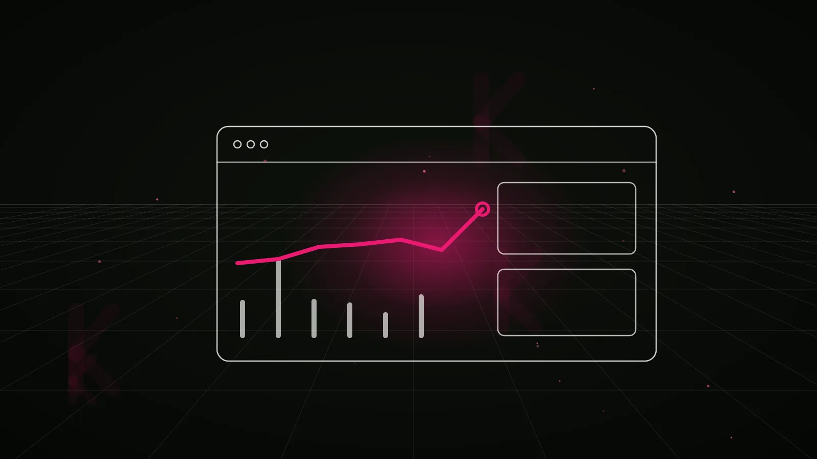 crypto youtube influencer marketing agency: results dashboard illustration