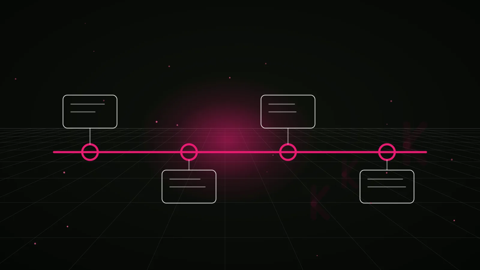 defi influencer marketing agency: process timeline illustration