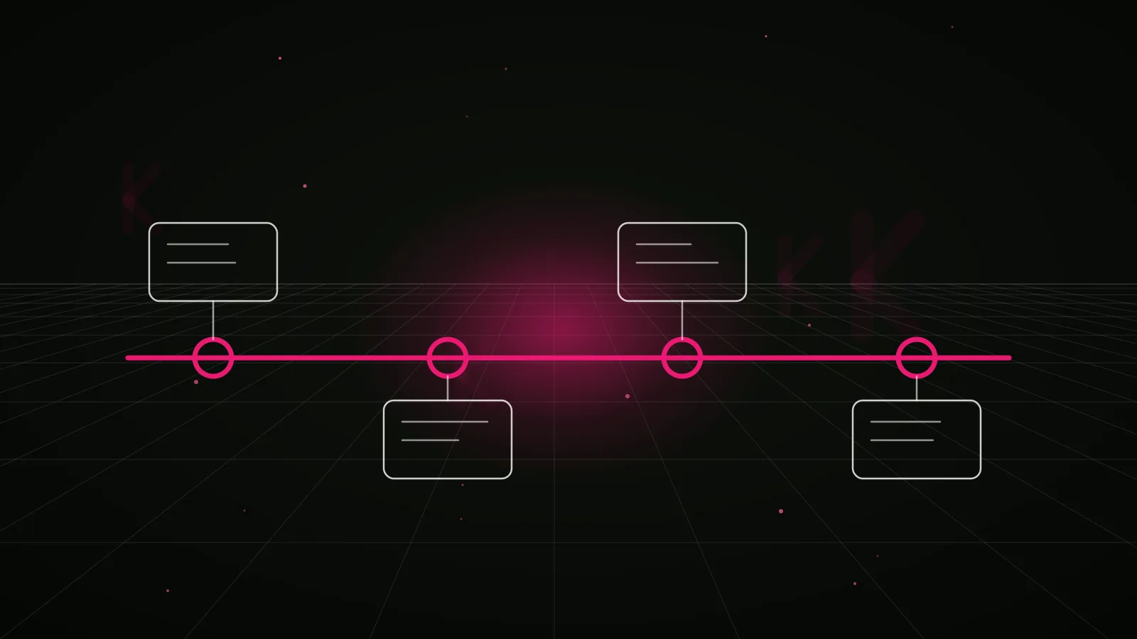 crypto influencer marketing agency: process timeline illustration