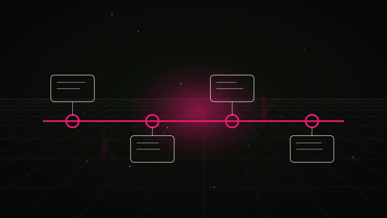 staking platform marketing agency: process timeline illustration