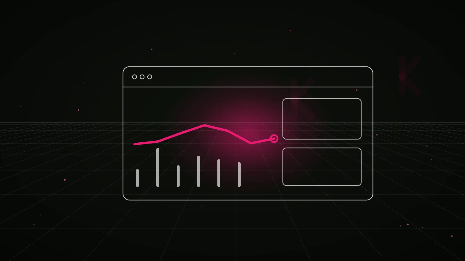 arbitrum marketing agency: results dashboard illustration