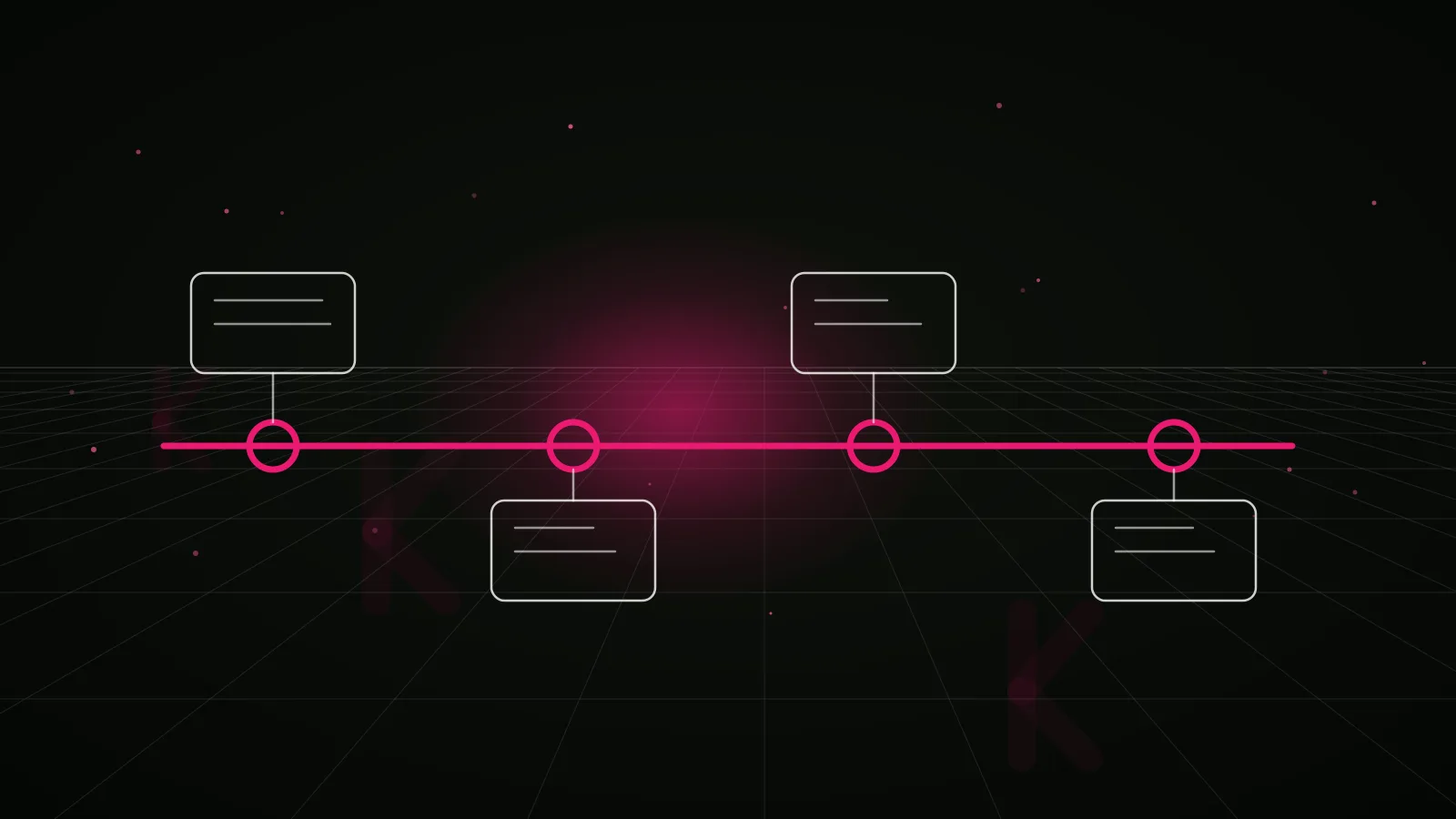 crypto ugc videos — process timeline illustration