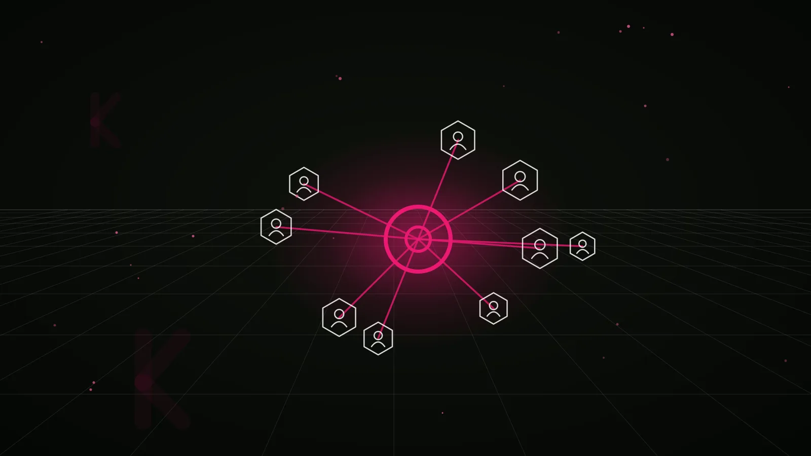 crypto x growth — network reach illustration