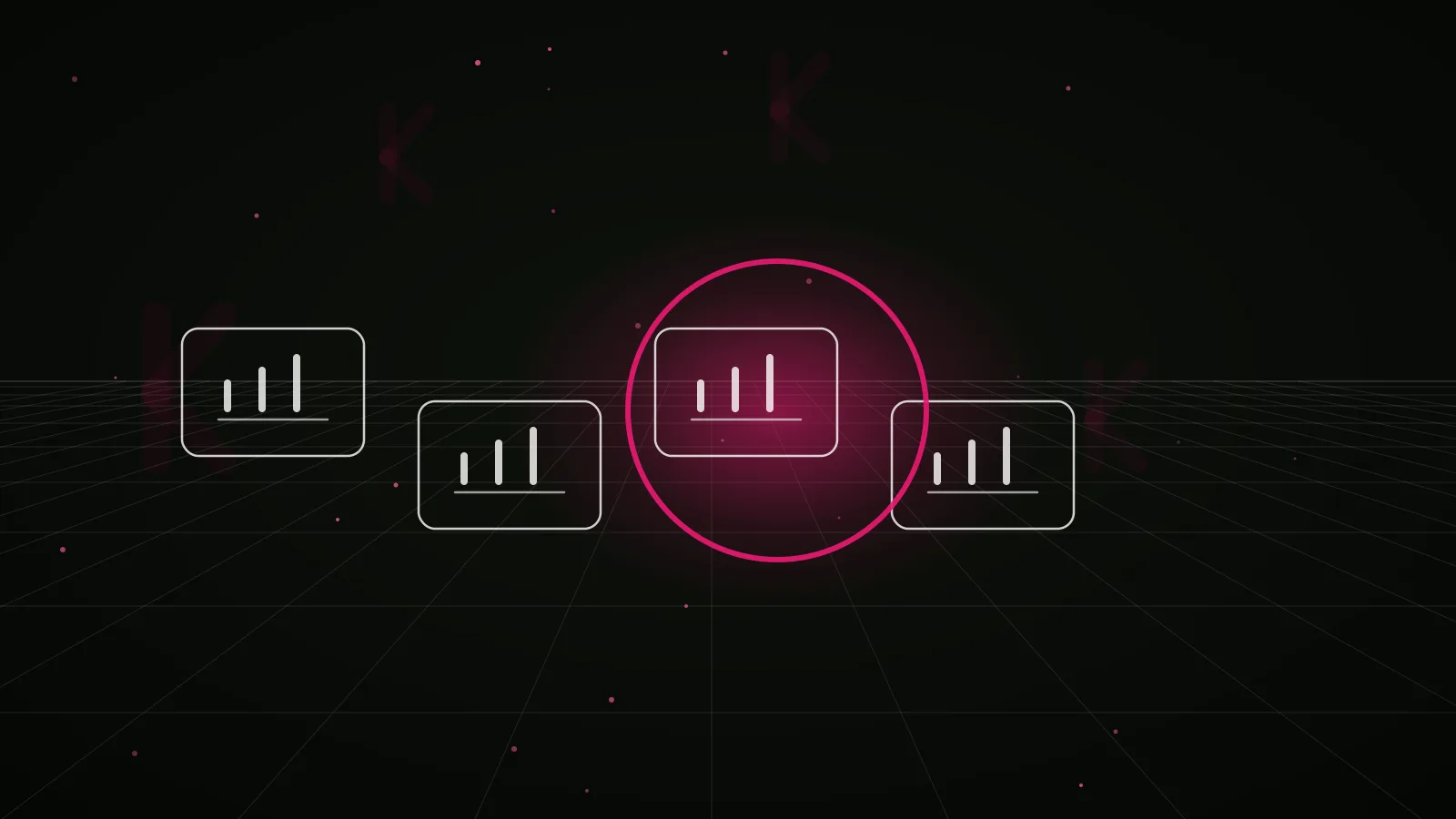 crypto x growth — why-us stat panel illustration