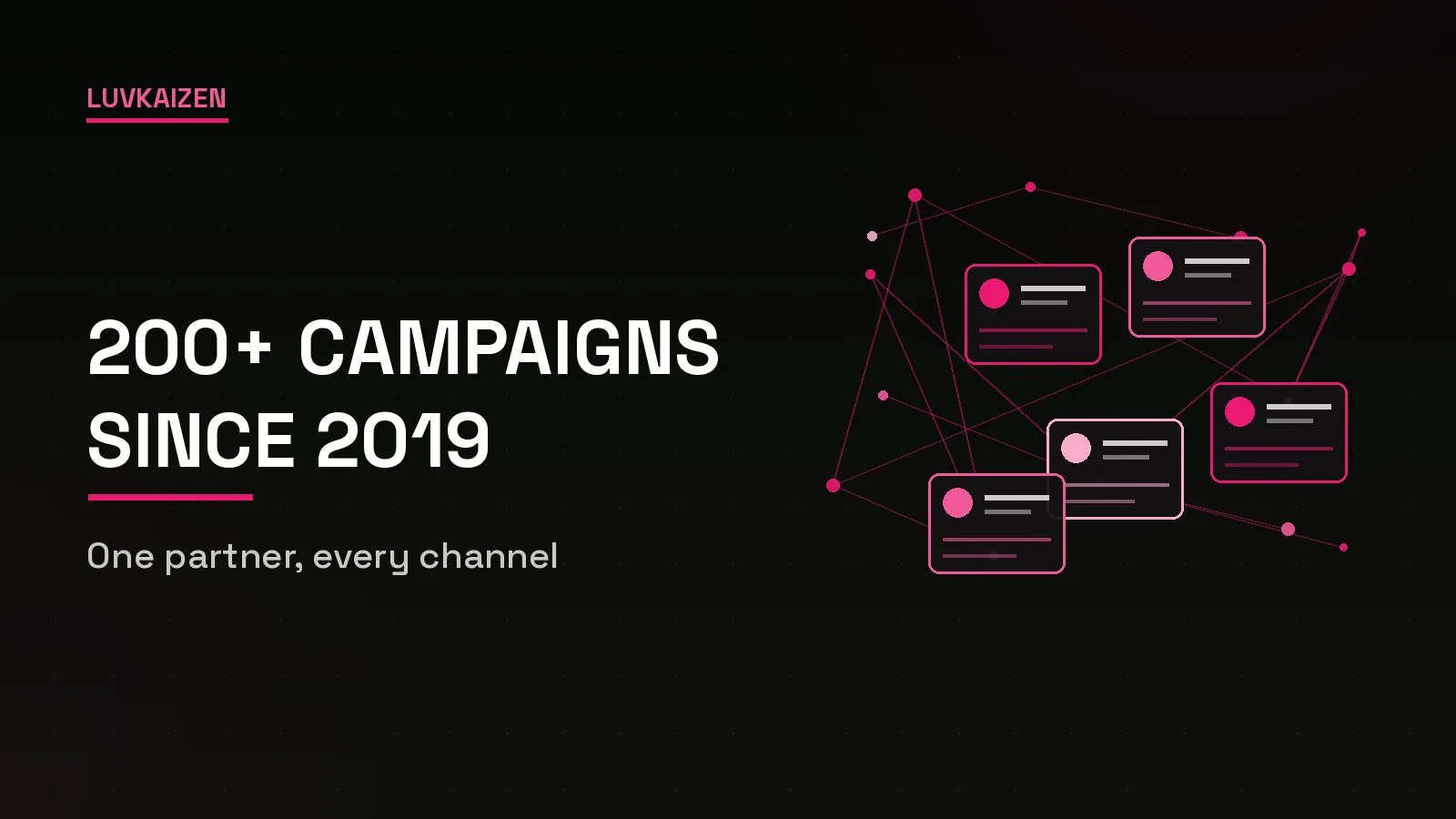 Vetted crypto influencer network of LuvKaizen