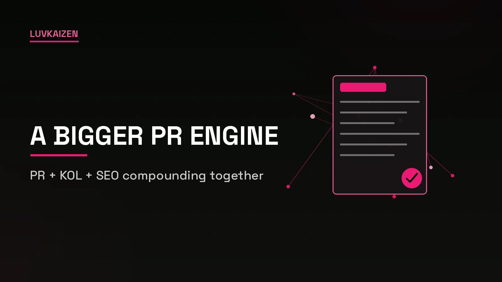 Crypto PR engine — PR, KOL and SEO compounding