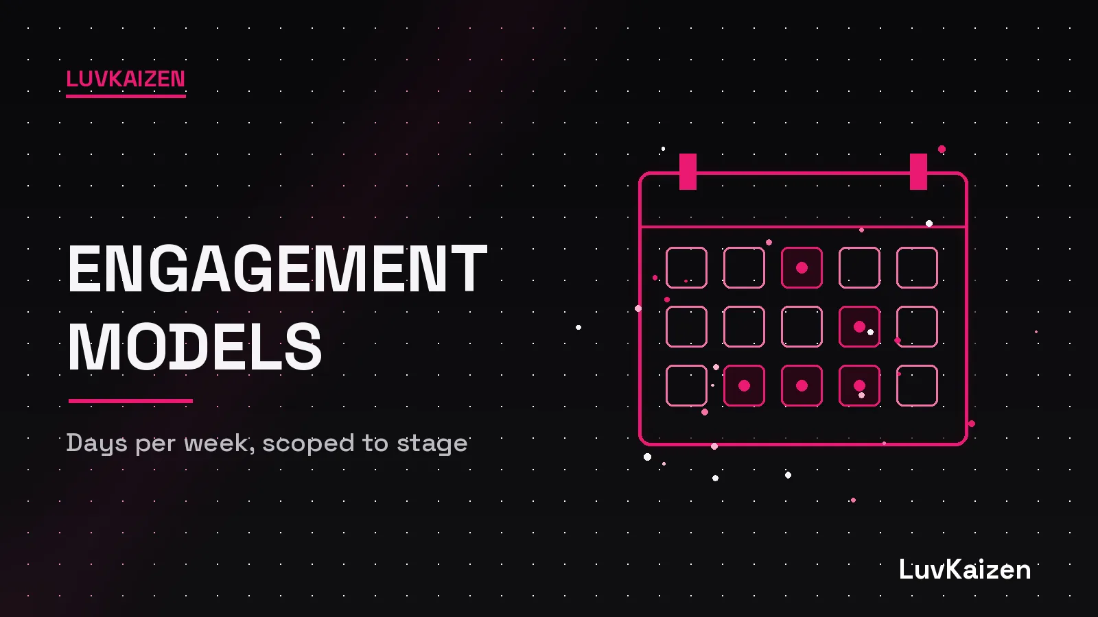 Engagement models and pricing