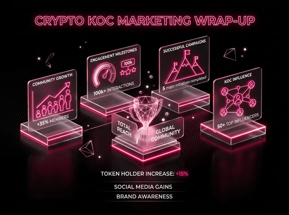 LuvKaizen team planning a crypto KOC marketing campaign with community creators