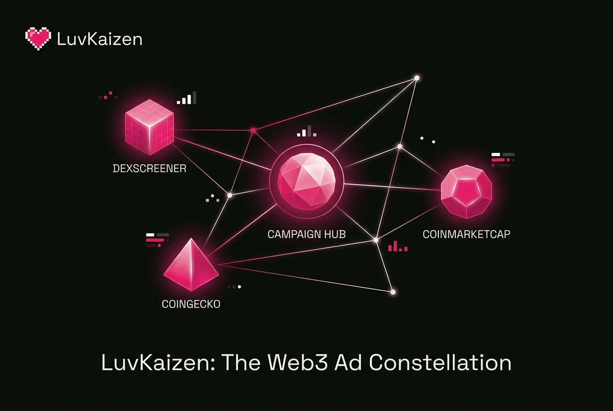 LuvKaizen blockchain advertising second section image