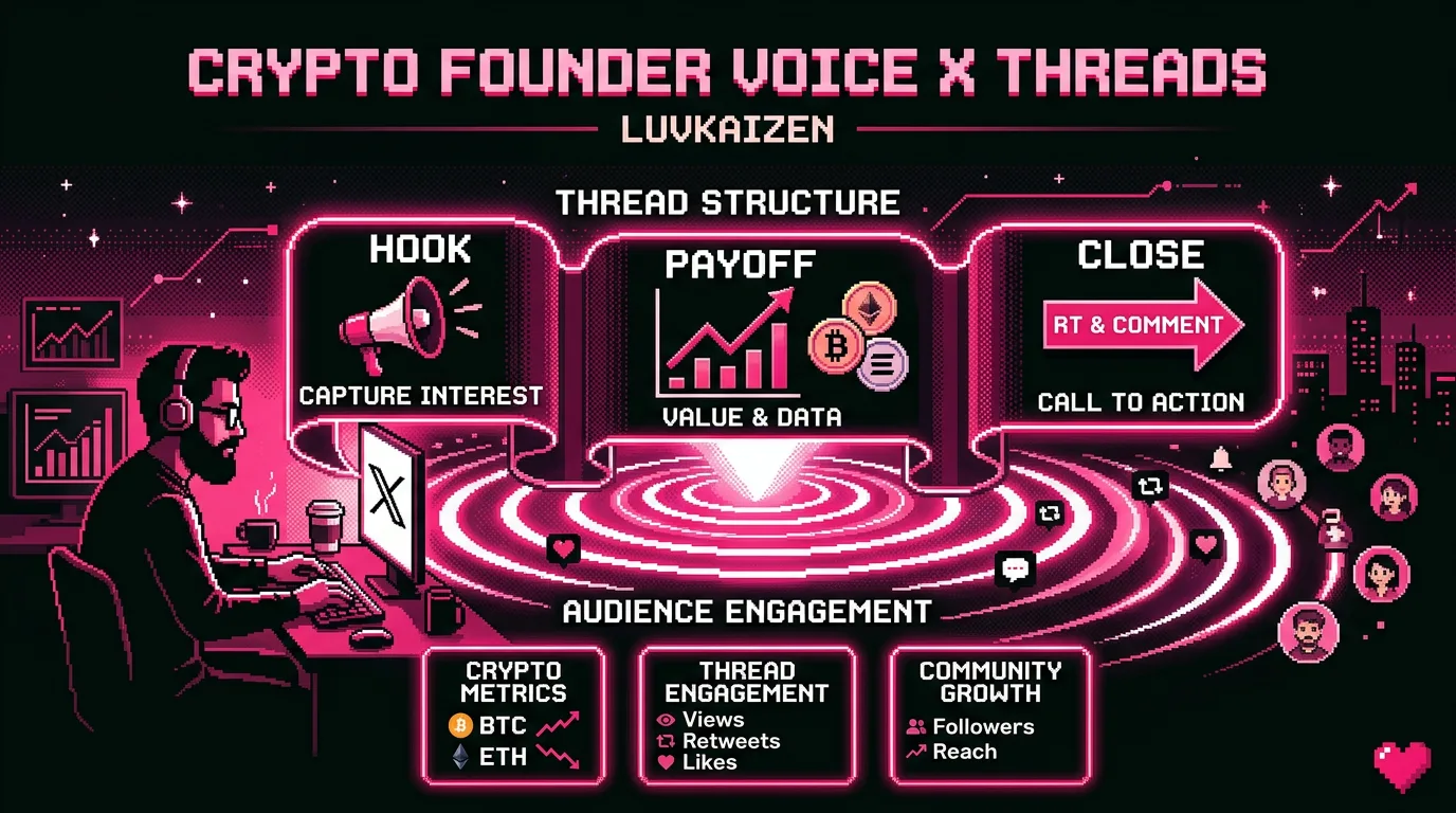 Crypto Founder Voice on X: Threads That Build Real Audiences in 2026
