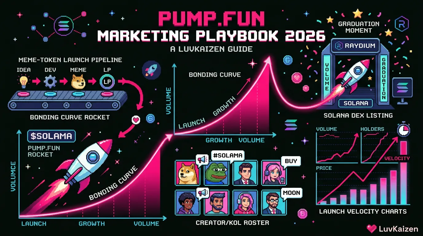 Pump.fun Marketing Playbook 2026: Fair Launch to Raydium Graduation
