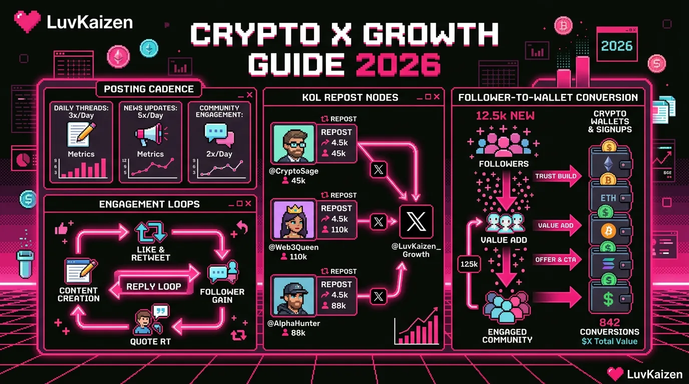 Crypto X Growth: How to Build a Real Audience in 2026