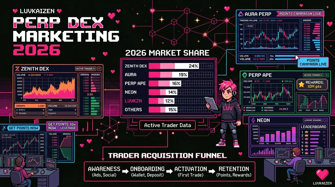 Perp DEX Marketing in 2026: TVL Acquisition Playbooks from Hyperliquid, Aster & Drift