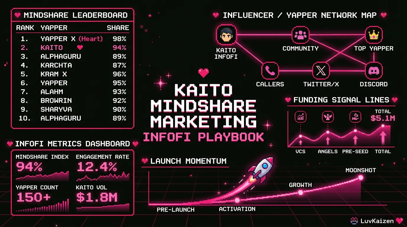 Kaito Mindshare Marketing: The InfoFi Growth Playbook for Pre-TGE Projects