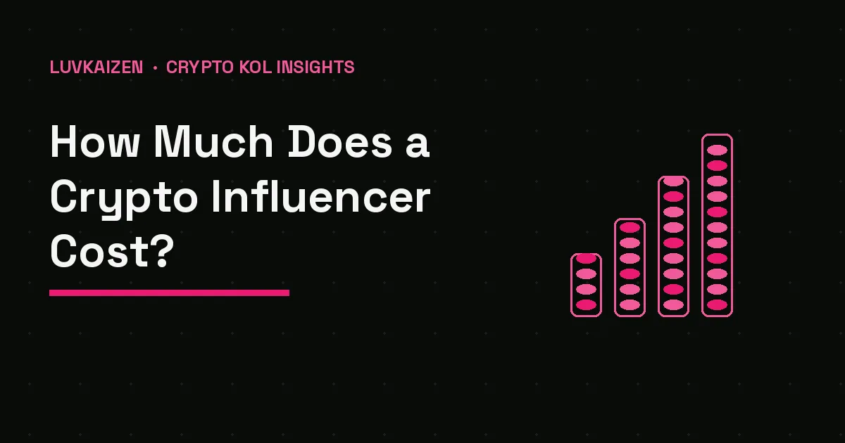 How Much Does It Cost to Work With a Crypto Influencer?