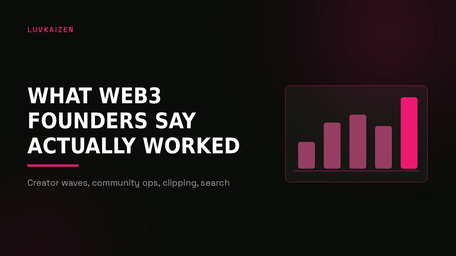 best web3 marketing agency reddit: why-us stat panel illustration