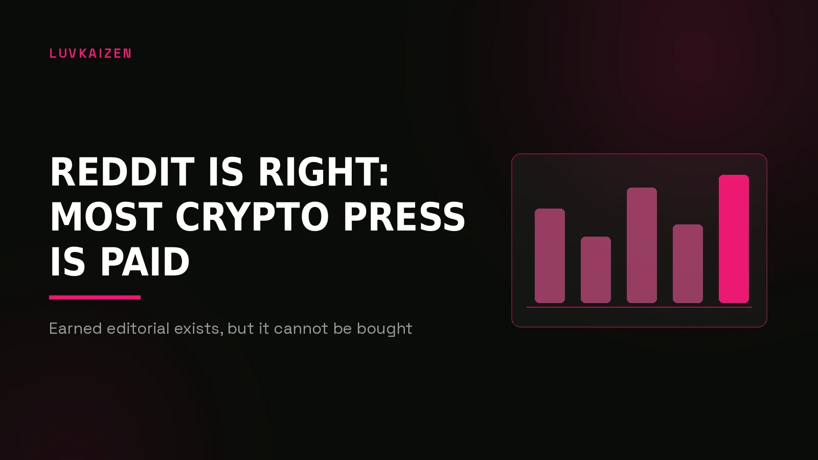best crypto pr agency reddit: why-us stat panel illustration