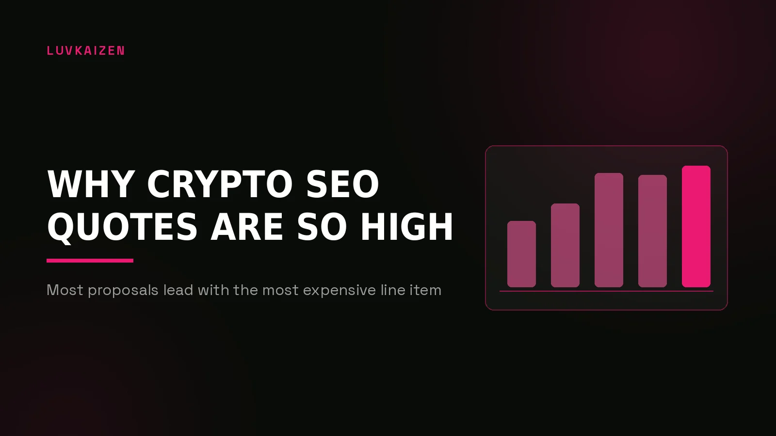 affordable crypto seo services: why-us stat panel illustration
