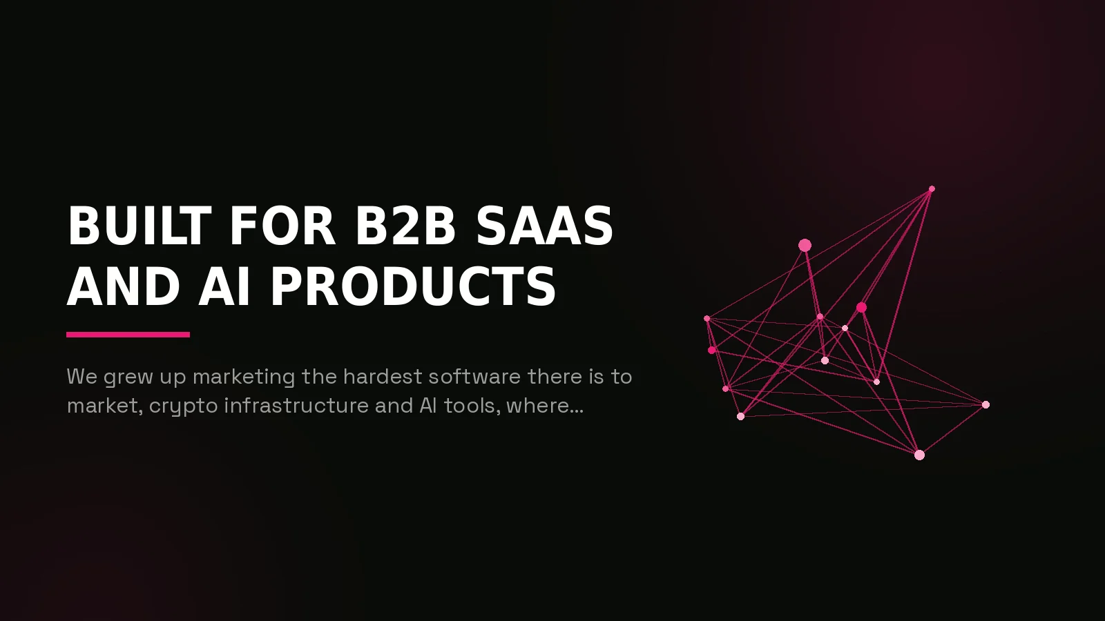 saas marketing agency: network reach illustration
