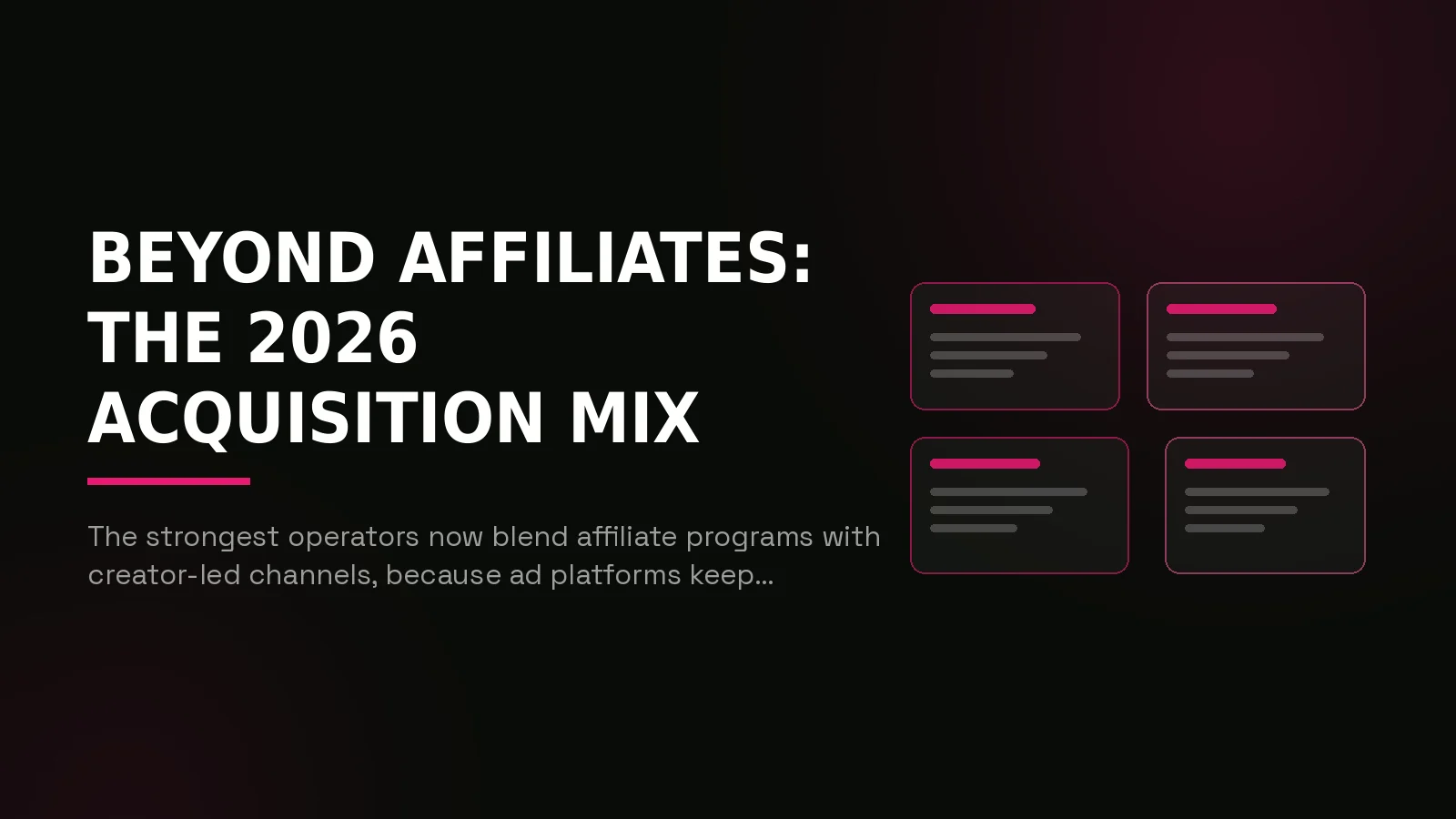 best igaming affiliate software 2026: recap composition illustration
