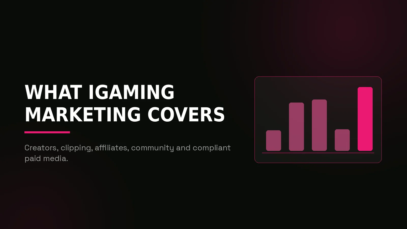 igaming & casino marketing: why-us stat panel illustration