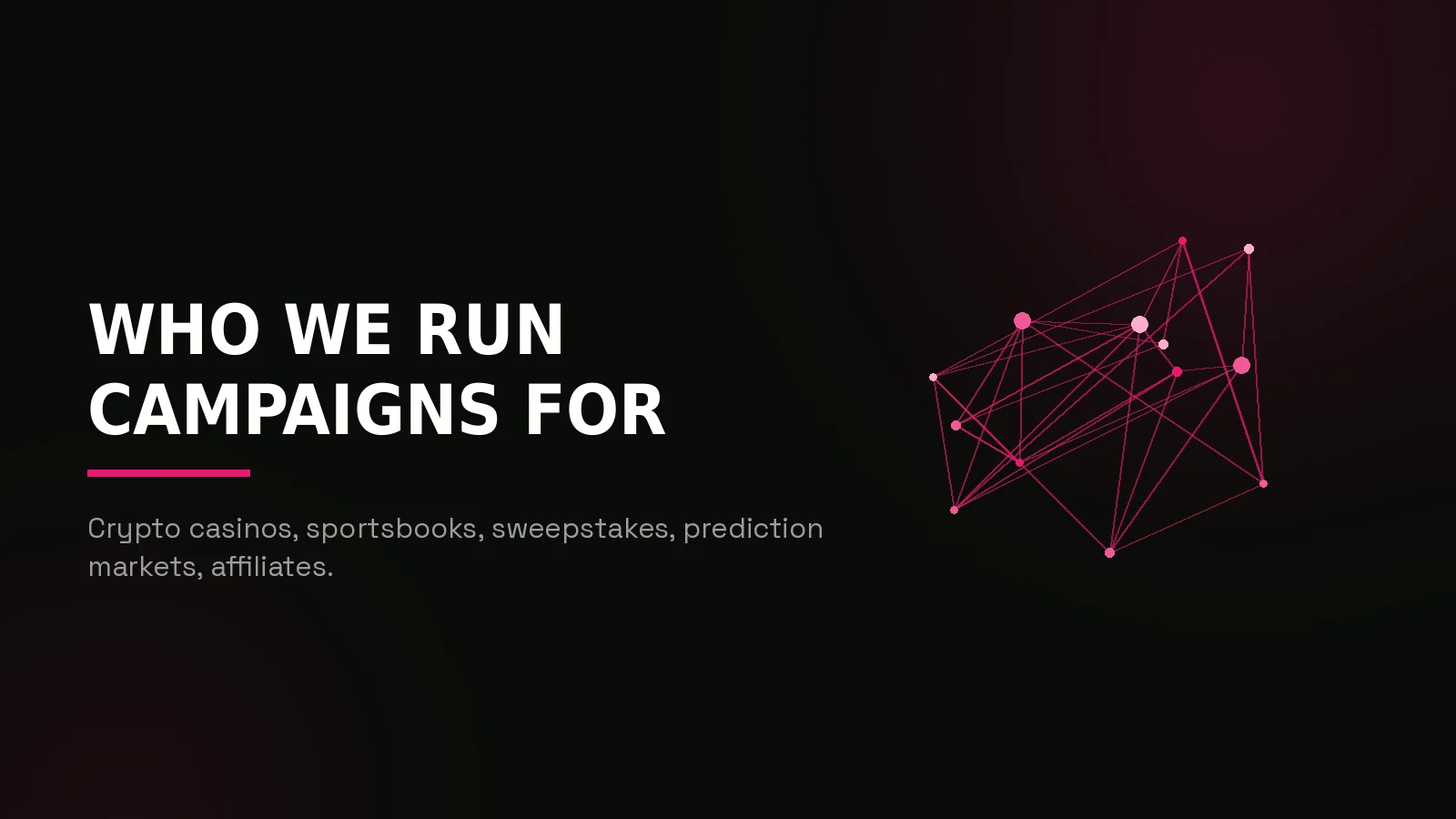 igaming & casino marketing: network reach illustration