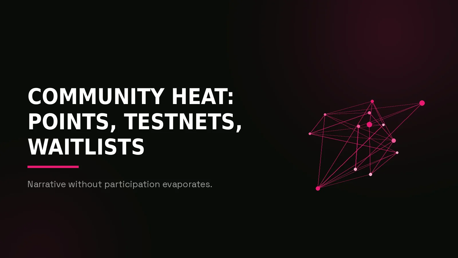 pre tge marketing: network reach illustration