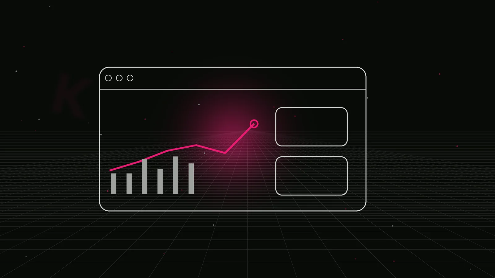 crypto user acquisition agency: results dashboard illustration