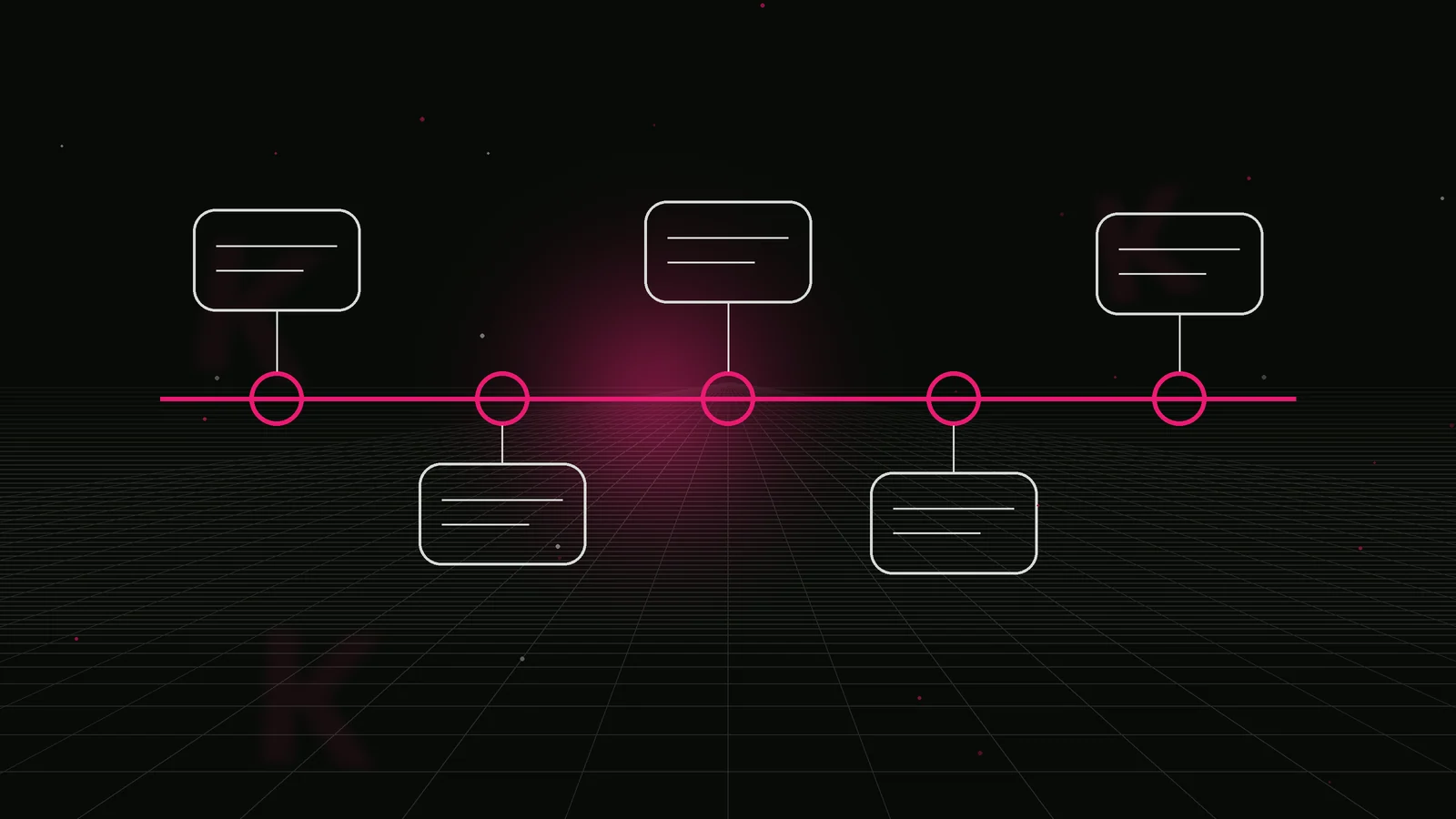 token2049 marketing & activation agency: process timeline illustration