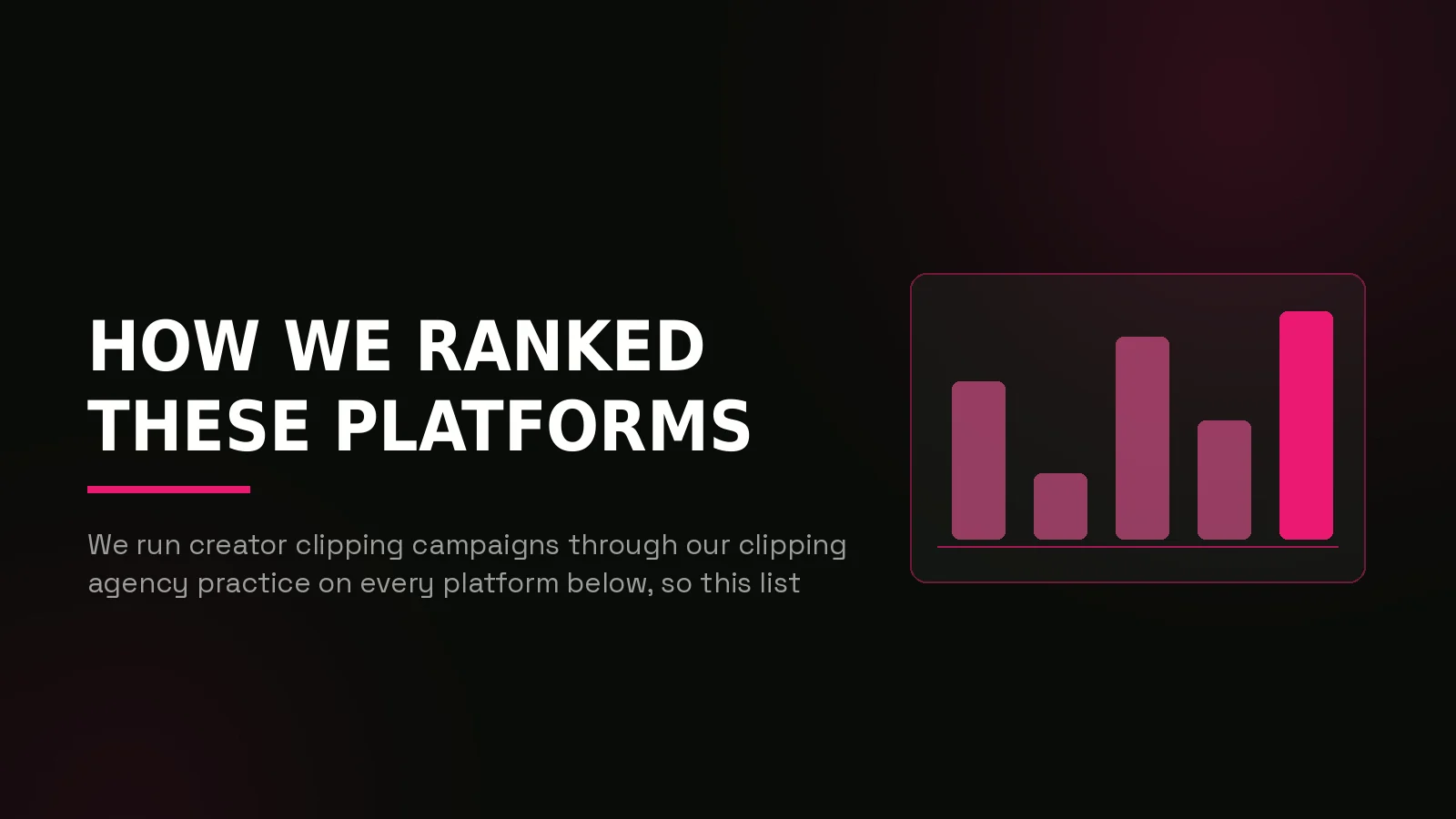 best clipping platforms 2026: why-us stat panel illustration