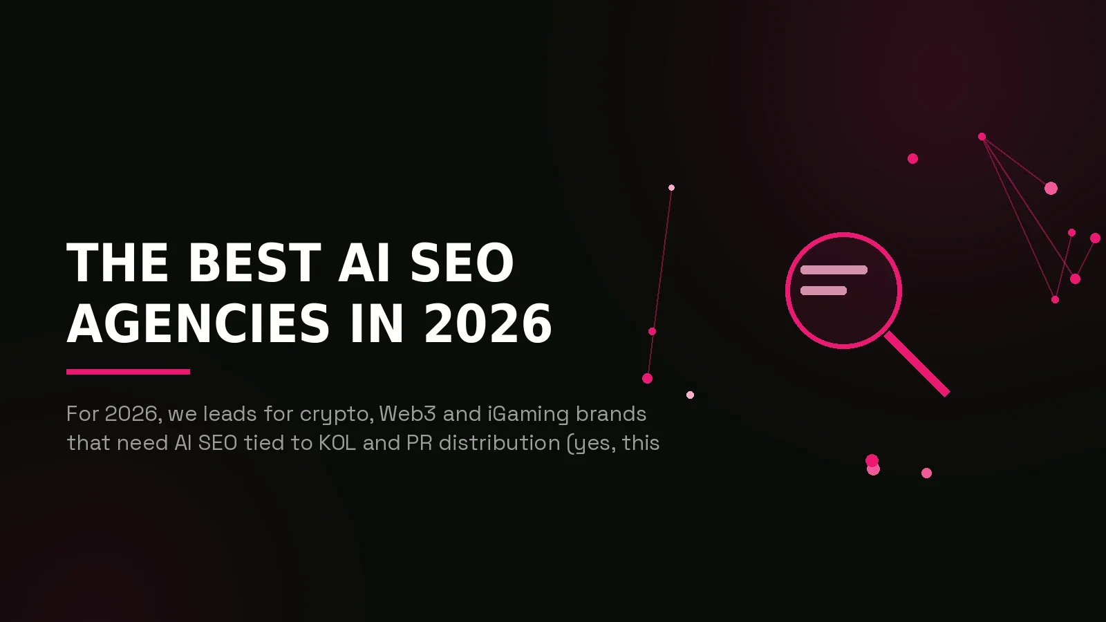 best ai seo agencies 2026: hero illustration
