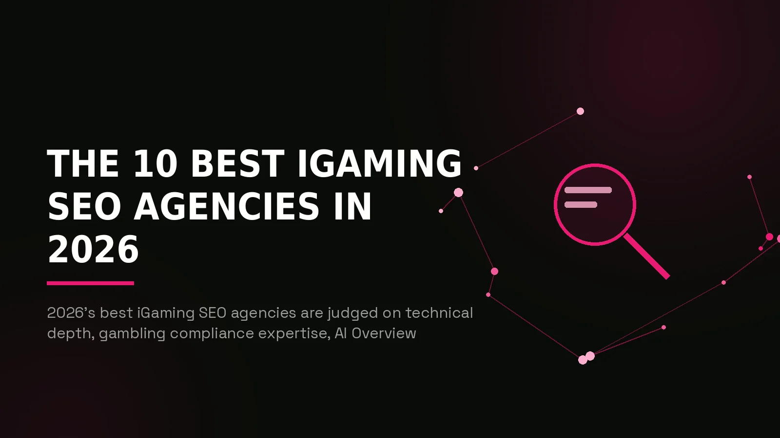 best igaming seo agencies 2026: hero illustration